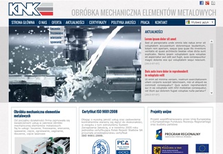 KNK OBRÓBKA MECHANICZNA ELEMENTÓW METALOWYCH