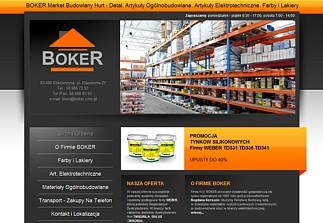 BOKER Market Budowlany Hurt - Detal. Artykuły Ogólnobudowlane. Artykuły Elektrotechniczne. Farby i Lakiery.